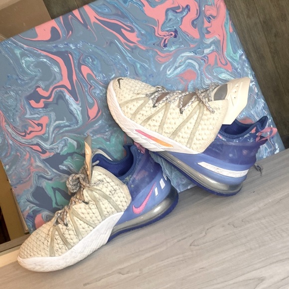 🎉 HP 🎉 NIKE LEBRON 18 | “Los Angeles By Day" - Picture 3 of 16